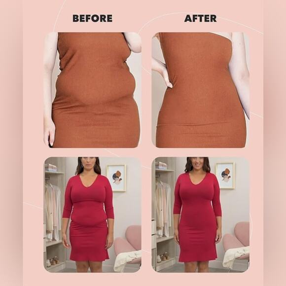 New SHAPERMINT High Waisted Body Shaper Shorts - BEIGE Sz M/L - Picture 8 of 8